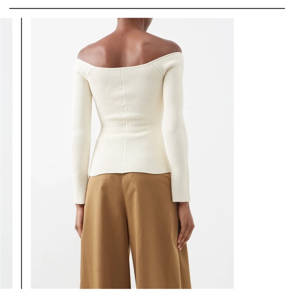 KHAITE NY ribbed sweater top - Picture 2 of 9